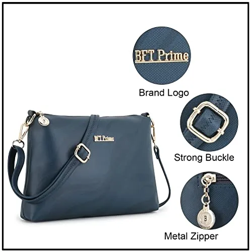 WOMEN MARKS BFT-01-PLANE POUCH-SLING BAG (Blue)